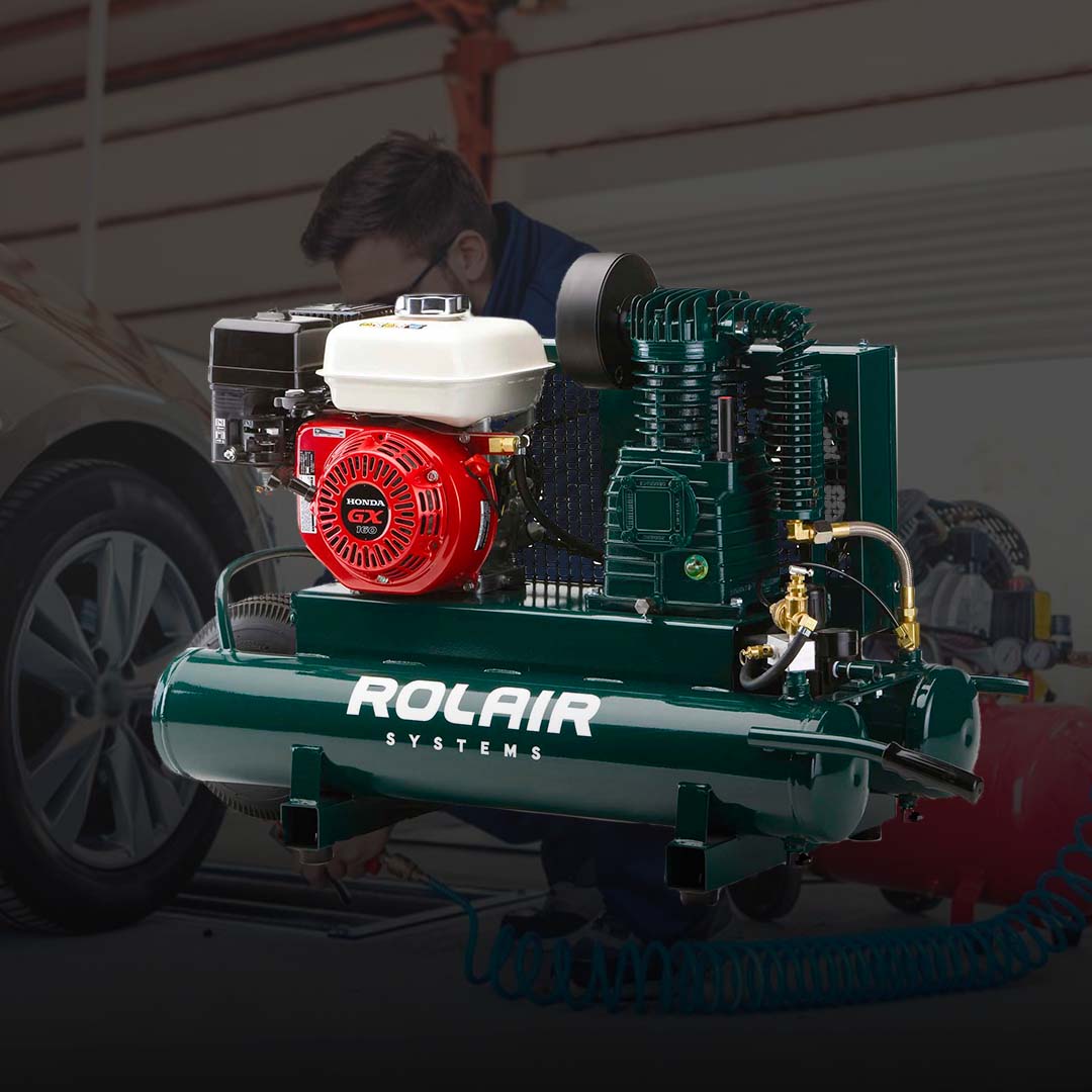 Rolair 8422HK30-0279 Compresor de aire con motor de gasolina venta y renta