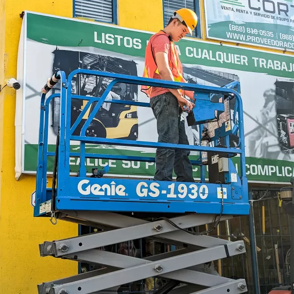 uso de plataformas elevacion genie